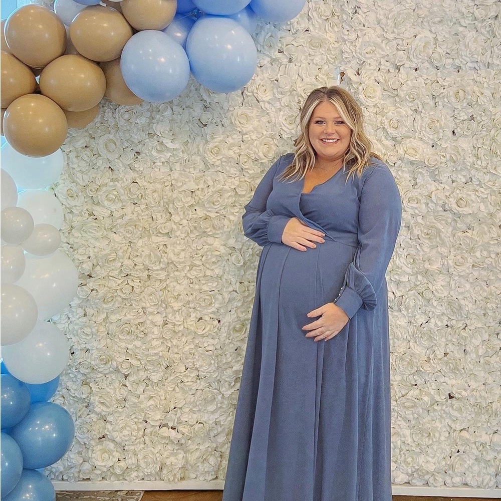 COPY - Baltic born Lydia maxi dress color - slate blue